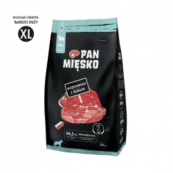 Pan Mięsko wieprzowina z dzikiem - granulat XL 20kg